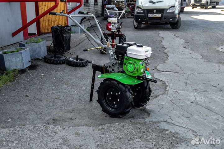 Мотоблок бензиновый ECO 7.с. 3 скорости