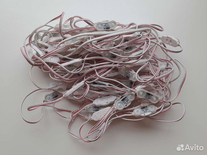 Светодиодные модули с рекламной вывески