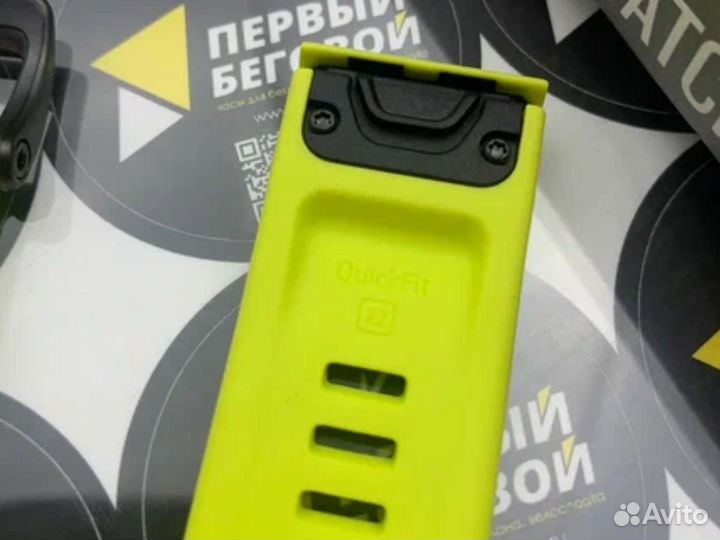 Ремешок для часов 22mm QuickFit BandAmp Yellow Sil