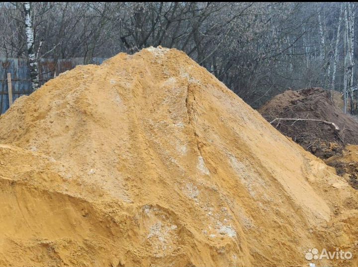 Песок карьерный