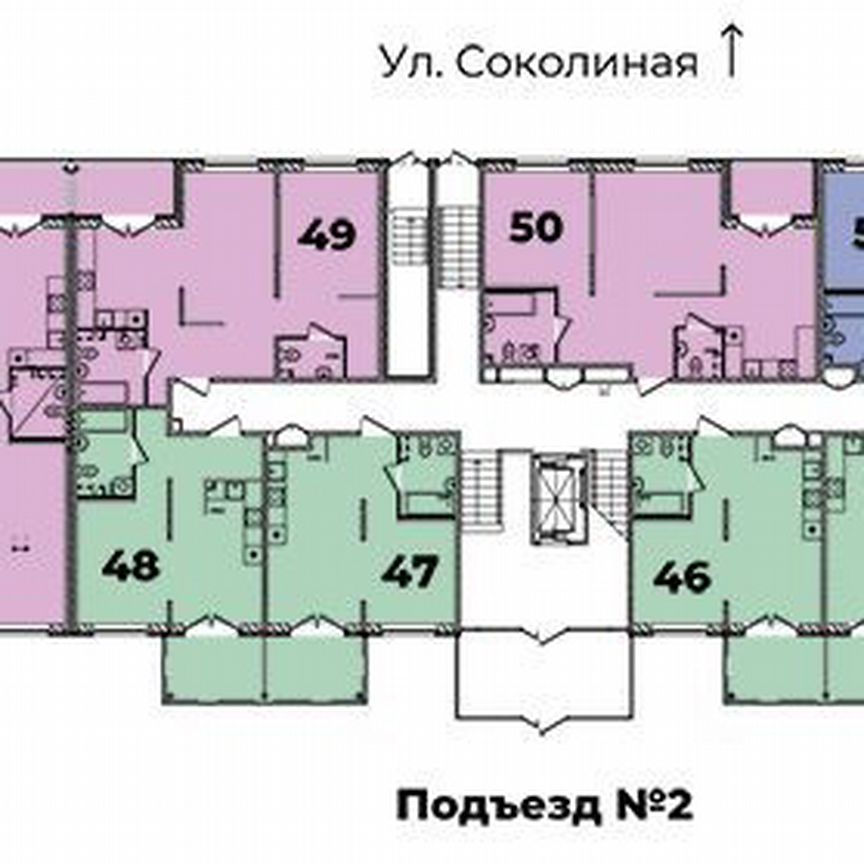 1-к. квартира, 37,1 м², 1/4 эт.