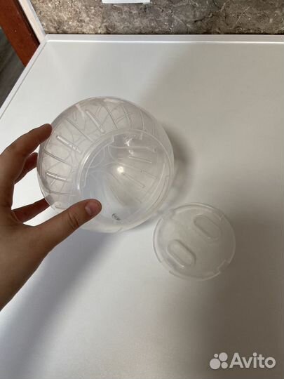 Клетка для грызунов, корм, шар для выгула