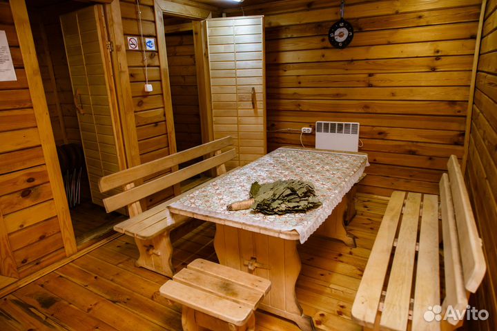 Русская баня на дровах