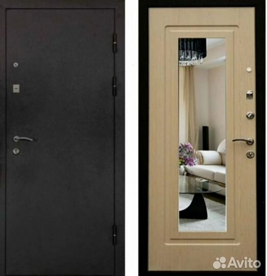 Металлические двери под ключ