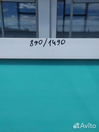 Окно пластиковое 890*1490