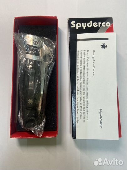 Нож Spyderco vallotton sub-hilt