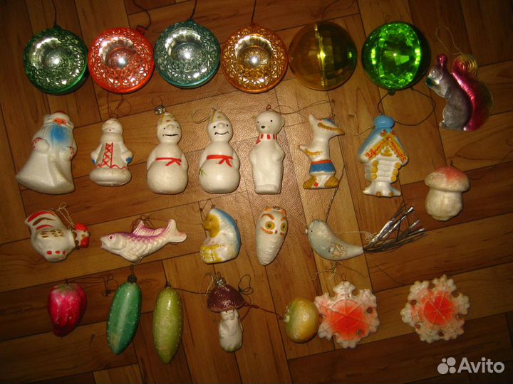 Елочные игрушки СССР