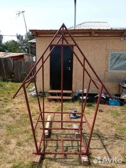 Дачный туалет, каркас