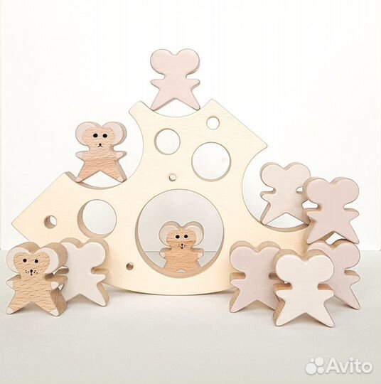 Игрушки из натурального дерева. Ручная работа)