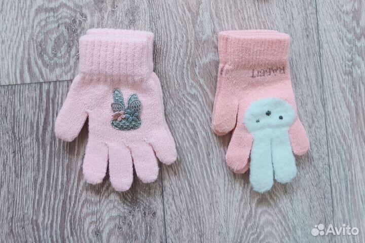 Перчатки на 3 - 4 года