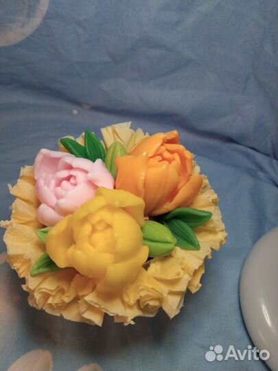 Букеты из мыла ручной работы