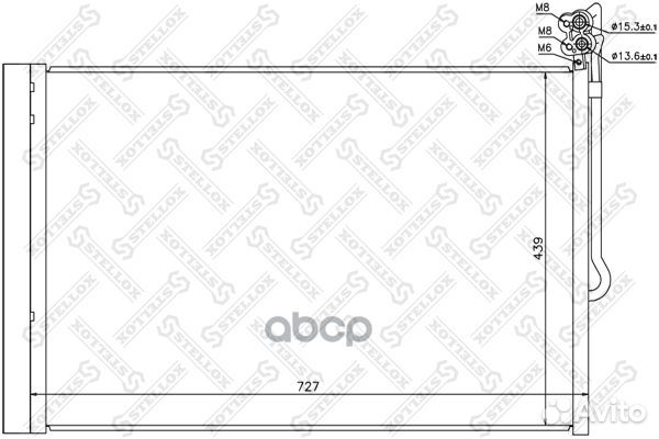 10-45736-SX радиатор кондиционера VW Touareg 3