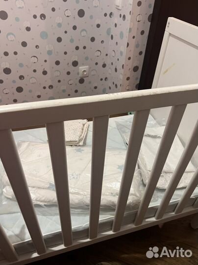 Детская кровать IKEA с матрасом