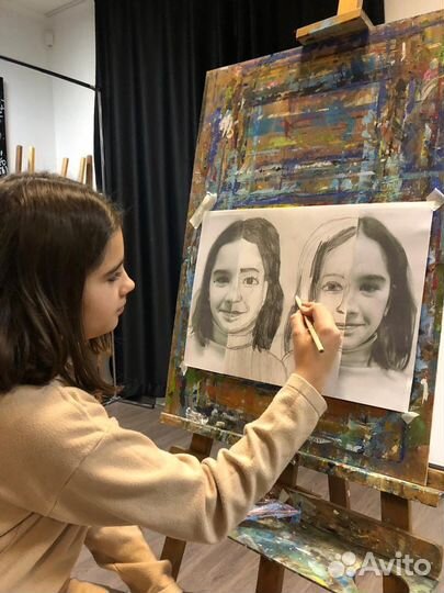 Занятия по живописи