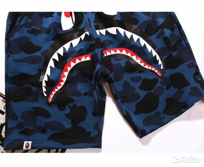 Шорты Bape camouflage-print