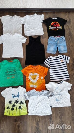 Детские вещи пакетом на мальчика 80-98