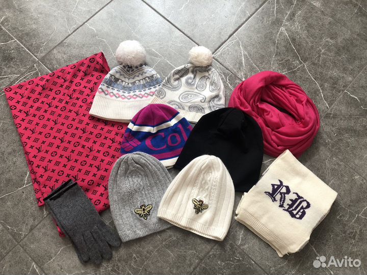 Шапки шарфы