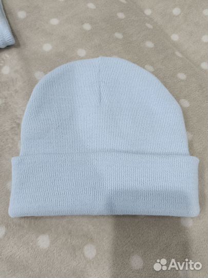 Шапка-бини с подворотом