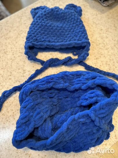 Комплект шапка и снуд