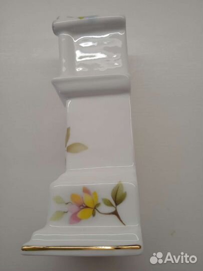 Статуэтка часы, девочка с собачкой фарфор