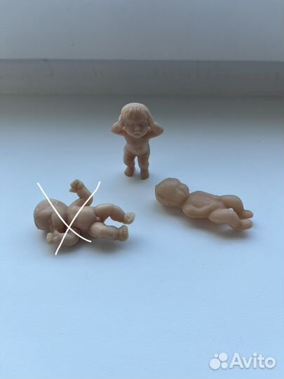 Маленькие резиновые пупсики СССР