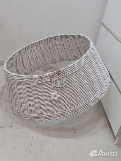 Плетеное кашпо для ёлки