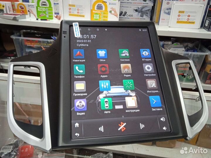 Андроид магнитола Хендай крета