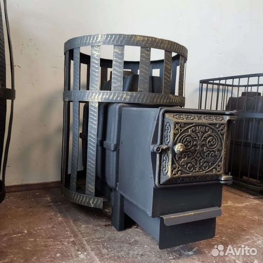 Печь чугунная для бани 