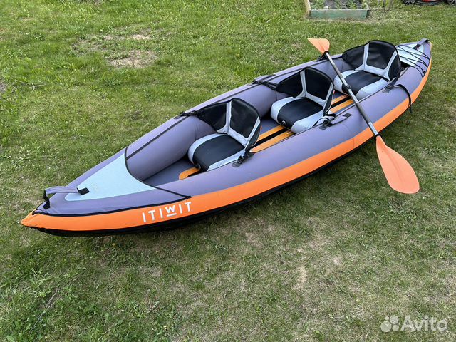 Надувной каяк Itiwit 3 Decathlon 2-3-местный купить в Подольске ...