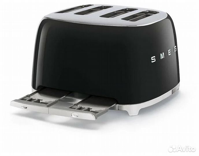 Тостер Smeg TSF03bleu, черный