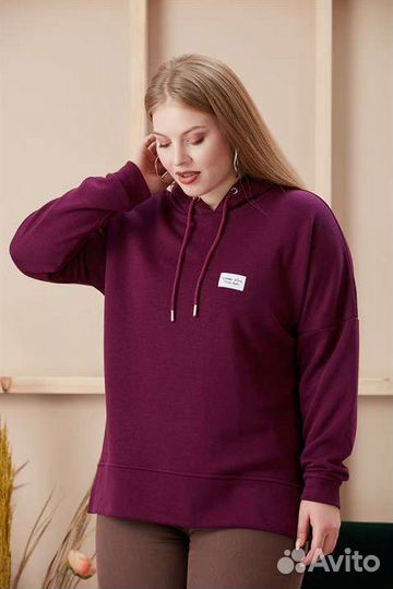 Свитшот толстовка RMG,в размере плюс