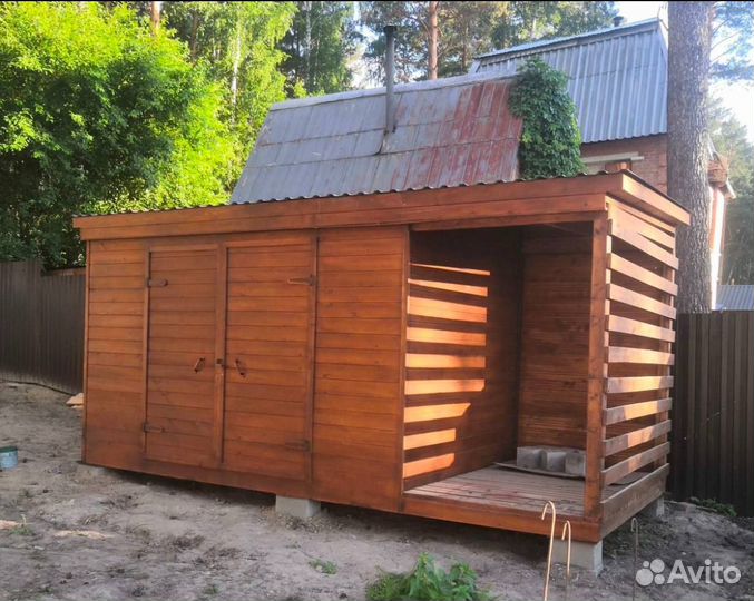 Хозяйственный блок/хозблок сарай/бытовка