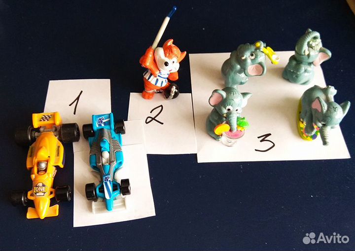 Игрушки из киндер-сюрпризов