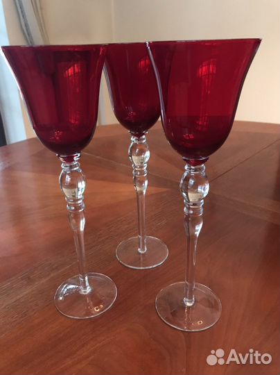 Бокалы винные 4 шт. Высокие
