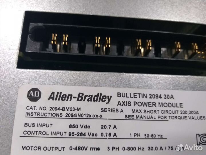 Allen-Bradley 2094-BM01/BM02/BM03/2094-EN02D-M01-S