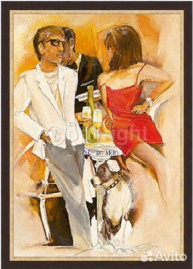 Репродукция картины размером 50х70 см