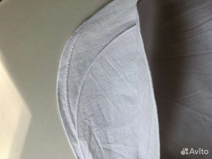 Белая простынь в кроватку mothercare 120*170