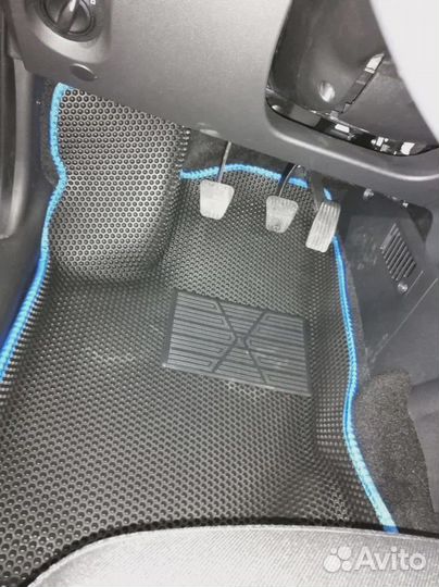 Ковер EVA Opel antara с бортом Ева