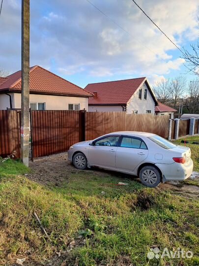 Ворота автоматические откатные прямые профлист