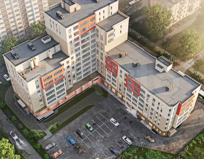 2-к. квартира, 42,9 м², 5/12 эт.