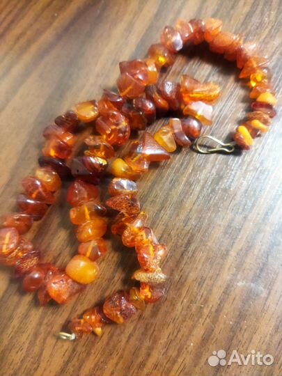 Янтарные бусы СССР