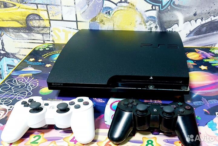 Sony PS3 slim прошитый 320gb