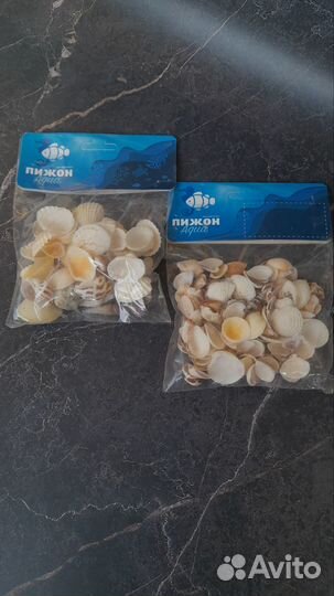 Морские ракушки натуральные для аквариума и декора