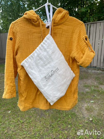 Рубашка муслиновая детская 80-104