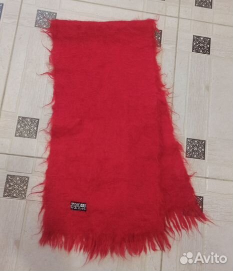 Шарф мохеровый Индия, Шотландия, времён СССР