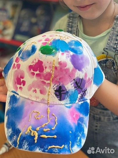 Мастер-класс по росписи бейсболки