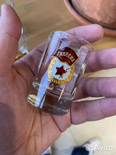 Набор стопок с символикой СССР (новые)