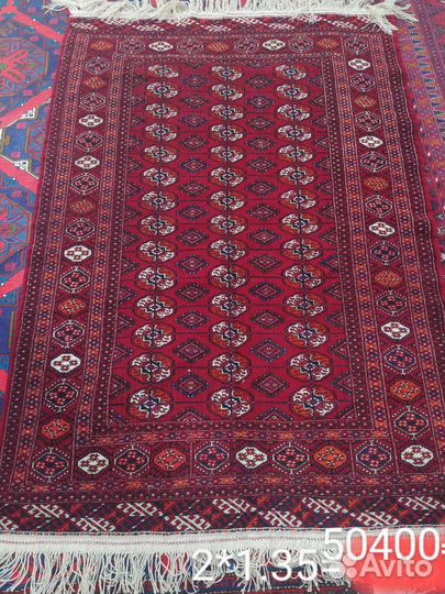 Туркменский ковер шерстяной новый ручной работы