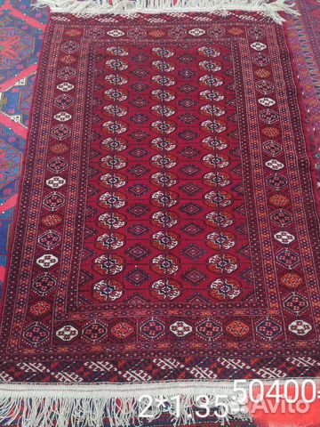 Туркменский ковер шерстяной новый ручной работы