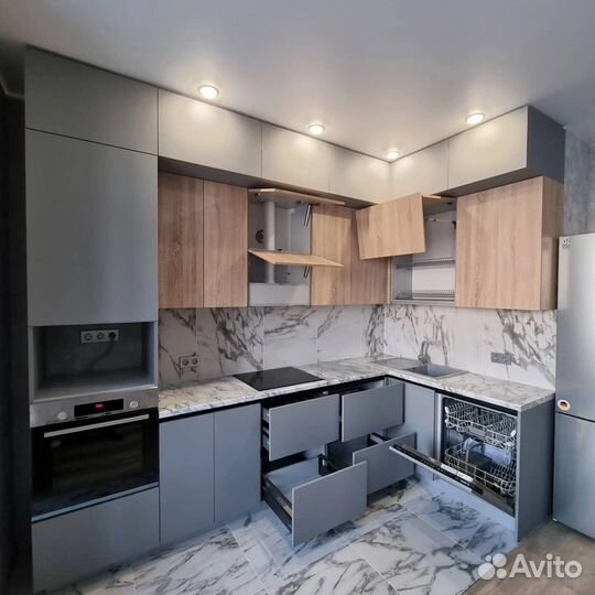 Кухня мдф угловая. Цена за всю кухню мдф ars 6525